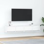 Muebles de TV 2 uds Blanco 80x31x25,5 cm Madera de ingeniería en Muebles TV | Comprar online en Foru.es