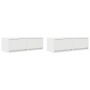 Muebles de TV 2 uds Blanco 80x31x25,5 cm Madera de ingeniería en Muebles TV | Comprar online en Foru.es