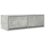 Mueble de TV de madera de ingeniería gris hormigón 80x31x25,5cm en Muebles TV | Comprar online en Foru.es