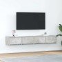 Muebles de TV 2uds madera ingeniería gris hormigón 80x31x25,5cm en Muebles TV | Comprar online en Foru.es
