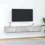 Muebles de TV 2uds madera ingeniería gris hormigón 80x31x25,5cm en Muebles TV | Comprar online en Foru.es