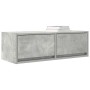 Muebles de TV 2uds madera ingeniería gris hormigón 80x31x25,5cm en Muebles TV | Comprar online en Foru.es