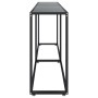 Mesa consola vidrio templado negro 200x35x75,5 cm de vidaXL, Mesas auxiliares - Ref: Foro24-331687, Precio: 100,93 €, Descuen...