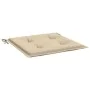 Cojines de silla de jardín 6 uds tela Oxford beige 50x50x3 cm de vidaXL, Cojines para sillas y sofás - Ref: Foro24-314045, Pr...