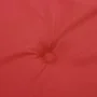 Cojines de silla de jardín 4 uds tela Oxford rojo 50x50x3 cm de vidaXL, Cojines para sillas y sofás - Ref: Foro24-314050, Pre...