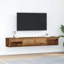 Muebles de TV 2 uds 80x31x25,5 cm Madera ingeniería envejecida en Muebles TV | Comprar online en Foru.es