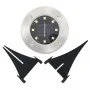 Lámparas solares de suelo 8 unidades luces LED blanco de vidaXL, Iluminación de exterior - Ref: Foro24-44416, Precio: 43,96 €...