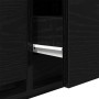 Gabinete de TV con cajón Roble negro 100 x 31 x 25.5 cm en Muebles TV | Comprar online en Foru.es