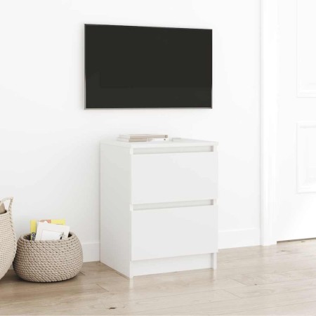 Mueble de TV de madera de ingeniería blanco 40x35x54 cm en Muebles TV | Comprar online en Foru.es