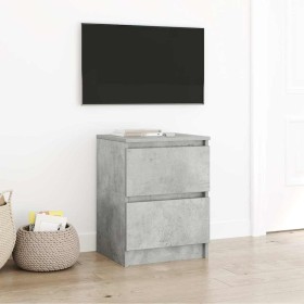 Mueble de TV de madera de ingeniería gris hormigón 40x35x54 cm en Muebles TV | Comprar online en Foru.es
