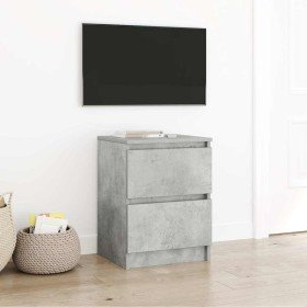 Mueble de TV de madera de ingeniería gris hormigón 40x35x54 cm en Muebles TV | Comprar online en Foru.es