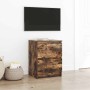 Mueble de TV de roble ahumado 40x35x54 cm Madera de ingeniería en Muebles TV | Comprar online en Foru.es
