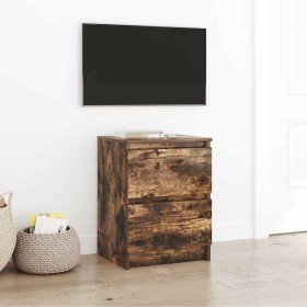Mueble de TV de roble ahumado 40x35x54 cm Madera de ingeniería en Muebles TV | Comprar online en Foru.es