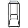 Mesa consola vidrio templado blanco mármol 140x35x75,5cm de vidaXL, Mesas auxiliares - Ref: Foro24-331676, Precio: 77,80 €, D...
