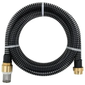 Suction hose with brass connectors PVC black 29 mm 7 m by vidaXL, Garden hoses - Ref: Foro24-151060, Price: 51,11 €, Discount: %
