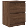 Mueble de TV de madera de roble marrón 40x35x54 cm en Muebles TV | Comprar online en Foru.es