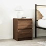 Mueble de TV de madera de roble marrón 40x35x54 cm en Muebles TV | Comprar online en Foru.es