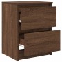 Mueble de TV de madera de roble marrón 40x35x54 cm en Muebles TV | Comprar online en Foru.es