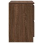 Mueble de TV de madera de roble marrón 40x35x54 cm en Muebles TV | Comprar online en Foru.es