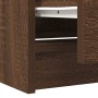 Mueble de TV de madera de roble marrón 40x35x54 cm en Muebles TV | Comprar online en Foru.es