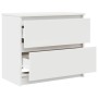 Mueble para TV madera contrachapada blanco 60x35x54 cm en Muebles TV | Comprar online en Foru.es