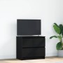 Mueble para TV madera contrachapada negro 60x35x54 cm en Muebles TV | Comprar online en Foru.es