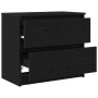 Mueble para TV madera contrachapada negro 60x35x54 cm en Muebles TV | Comprar online en Foru.es