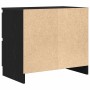 Mueble para TV madera contrachapada negro 60x35x54 cm en Muebles TV | Comprar online en Foru.es