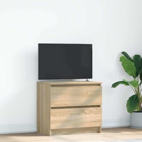 Mueble para TV madera contrachapada roble ahumado 60x35x54 cm en Muebles TV | Comprar online en Foru.es