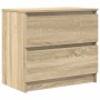Mueble para TV madera contrachapada roble ahumado 60x35x54 cm en Muebles TV | Comprar online en Foru.es