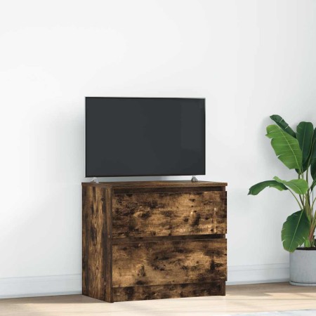 Mueble de TV madera de ingeniería roble ahumado 60x35x54 cm en Muebles TV | Comprar online en Foru.es