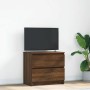 Mueble para TV madera contrachapada marrón roble 60x35x54 cm en Muebles TV | Comprar online en Foru.es