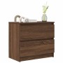 Mueble para TV madera contrachapada marrón roble 60x35x54 cm en Muebles TV | Comprar online en Foru.es