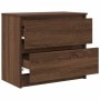 Mueble para TV madera contrachapada marrón roble 60x35x54 cm en Muebles TV | Comprar online en Foru.es