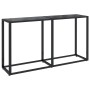 Mesa consola vidrio templado negro 140x35x75,5cm de vidaXL, Mesas auxiliares - Ref: Foro24-331675, Precio: 73,58 €, Descuento: %