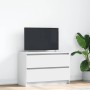 Mueble de TV de madera de ingeniería blanco 80x35x54 cm en Muebles TV | Comprar online en Foru.es
