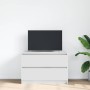 Mueble de TV de madera de ingeniería blanco 80x35x54 cm en Muebles TV | Comprar online en Foru.es