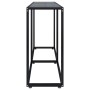 Mesa consola vidrio templado negro 140x35x75,5cm de vidaXL, Mesas auxiliares - Ref: Foro24-331675, Precio: 73,58 €, Descuento: %