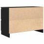 Mueble de TV de madera de ingeniería negro 80x35x54 cm en Muebles TV | Comprar online en Foru.es