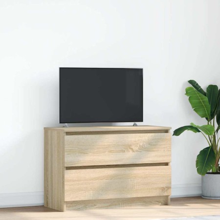 Mueble de TV roble Sonoma 80x35x54 cm madera de ingeniería en Muebles TV | Comprar online en Foru.es