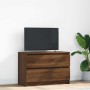 Mueble de TV marrón roble 80x35x54 cm madera de ingeniería en Muebles TV | Comprar online en Foru.es