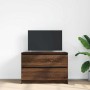 Mueble de TV marrón roble 80x35x54 cm madera de ingeniería en Muebles TV | Comprar online en Foru.es