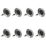 Lámparas solares de suelo 8 unidades luces LED color RGB de vidaXL, Iluminación de exterior - Ref: Foro24-315695, Precio: 49,...