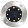 Lámparas solares de suelo 8 unidades luces LED color RGB de vidaXL, Iluminación de exterior - Ref: Foro24-315695, Precio: 49,...