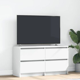 Mueble para TV madera contrachapada blanco 100x35x54 cm en Muebles TV | Comprar online en Foru.es