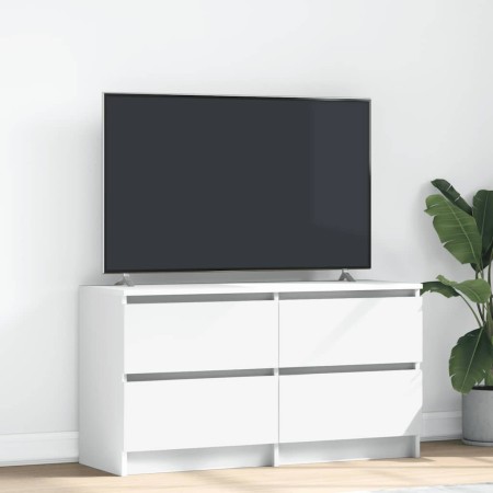 Mueble para TV madera contrachapada blanco 100x35x54 cm en Muebles TV | Comprar online en Foru.es
