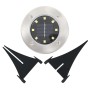 Lámparas solares de suelo 8 unidades luces LED color RGB de vidaXL, Iluminación de exterior - Ref: Foro24-315695, Precio: 49,...