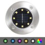 Lámparas solares de suelo 8 unidades luces LED color RGB de vidaXL, Iluminación de exterior - Ref: Foro24-315695, Precio: 49,...