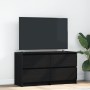 Mueble para TV madera contrachapada negro 100x35x54 cm en Muebles TV | Comprar online en Foru.es