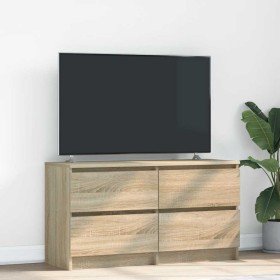 Mueble de TV madera de ingeniería roble Sonoma 100x35x54 cm en Muebles TV | Comprar online en Foru.es